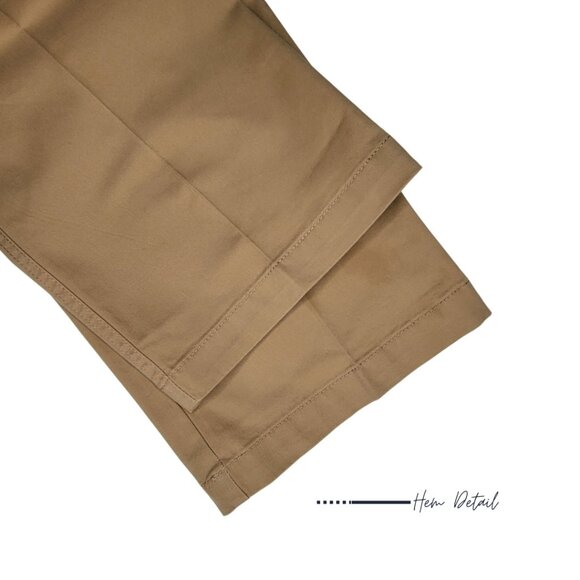 TAN CREMIEUX COMFORT STRETCH CHINO PANTS FOR MEN - Picture 10 of 10